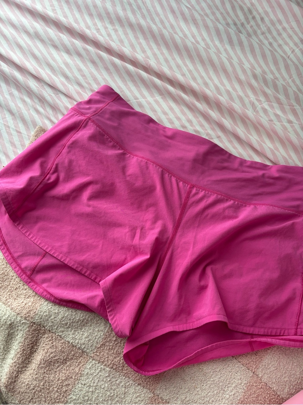 lululemon athletica Hot Pink Athletic Shorts